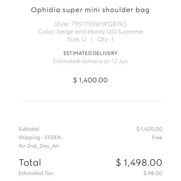 GUCCI Ophidia super mini shoulder bag - Picture 8 of 9